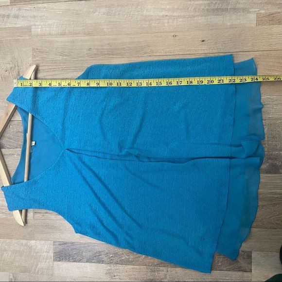 Vivian Wong | Sky Blue Pleated Tank - Picture 5 of 6